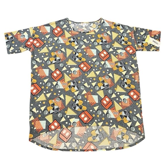 LuLaRoe Tops - LULAROE Irma Disney Tunic Top Geometric Mickey Mouse Y2K Retro Boho 2XL NEW